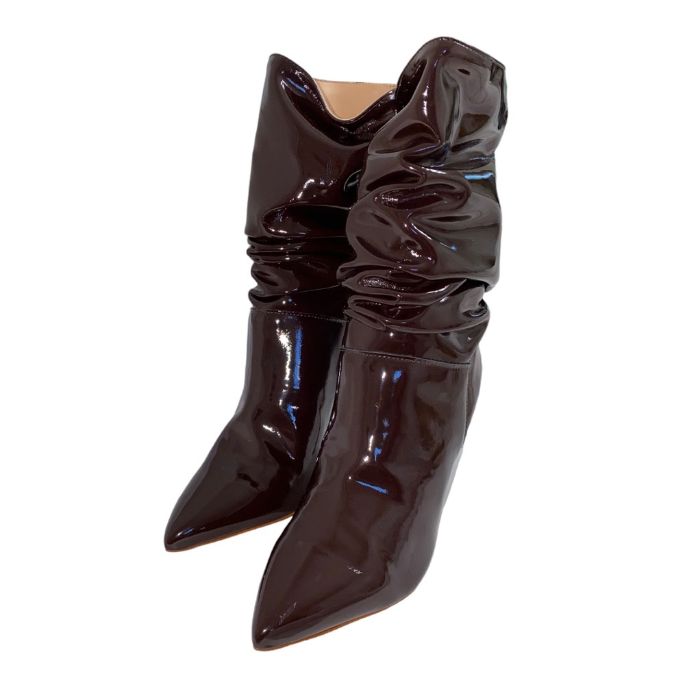 Schutz Ashlee High Stiletto Bootie Dark Chocolate - Size 8B NWT & Dust Bag - Picture 11 of 16